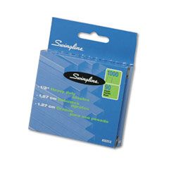Swingline S.F. 13 Heavy-Duty 1/2 Inch Leg Length Staples, 90-Sheet Capacity, 1,000/Box SWI35312