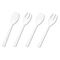 Tablemate Table Set Plastic Serving Forks & Spoons, White, 2/Pack, 12 Packs/Box TBLW95PK4