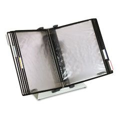 Tarifold, Inc. Desktop Reference Starter Set, 10 Antimicrobial Wire-Reinforced Pockets TFIDA271