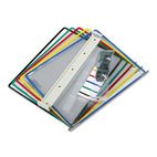 Tarifold, Inc. Wall Unit Reference Starter Set, Five Wire-Reinforced Pockets TFIW290