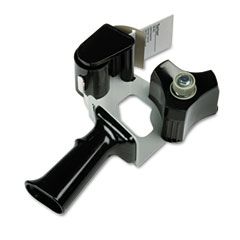Tartan Pistol Grip Box Sealing Tape Dispenser, 3" core, Black MMMHB903