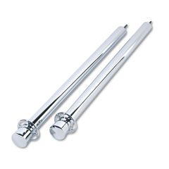Tatco Crowd Control Posts, Chrome, 41" High, Silver, 2/Box TCO11000