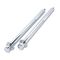 Tatco Crowd Control Posts, Chrome, 41" High, Silver, 2/Box TCO11000