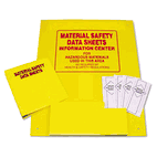 Tatco MSDS Information Center, 24w x 30h, Yellow TCO10800