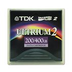 TDK 1/2" Ultrium LTO-2 Cartridge, 1998ft, 200GB Native/400GB Compressed Capacity TDK27694