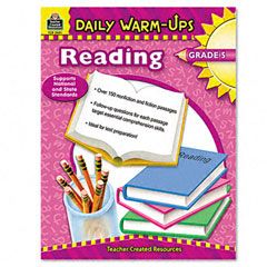 Teacher Created Resources Daily Warm-Ups: Reading, Grade 5, Paperback, 176 Pages TCR3491