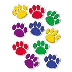 Teacher Created Resources Paw Print Accents, Assorted Colors TCR4114