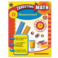 Teacher Created Resources Targeting Math, Measurement, Grades 1-2, 112 Pages TCR8988