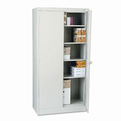 Tennsco 72" High Standard Cabinet, 36w x 18d x 72h, Light Gray TNN1470LGY