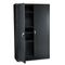 Tennsco 78" High Jumbo Cabinets, Box 1 of 2, 48w x 18d x 78h, Black TNNJ878BK