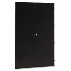 Tennsco 78" High Jumbo Cabinets, Box 1 of 2, 48w x 24d x 78h, Black TNNJ478BK