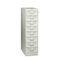 Tennsco 8-Drawer File Cabinet For 3 x 5 & 4 x 6 Card, 15w x 52h, Light Gray TNNCF846LGY