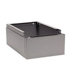 Tennsco Optional Locker Base, 12w x 18d x 6h, Medium Gray TNNCLB1218MG