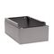 Tennsco Optional Locker Base, 12w x 18d x 6h, Medium Gray TNNCLB1218MG