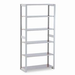 Tennsco Regal Shelving Add-On Unit, 6 Shelves, 36w x 15d x 76h, Sand TNNRGL1536ASD