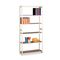 Tennsco Regal Shelving Starter Set, 6 Shelves, 36w x 15d x 76h, Sand TNNRGL1536SSD