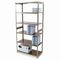 Tennsco Regal Shelving Starter Set, 6 Shelves, 36w x 18d x 76h, Sand TNNRGL1836SSD