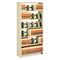 Tennsco Snap-Together Open Shelving Steel 6-Shelf Closed Starter Set, 36 x 12 x 76, Sand TNN1276PCSD