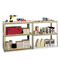 Tennsco Stur-D-Stor Shelving, 5 Shelves, 36w x 18-1/2d x 72h, Sand TNNLSS361872