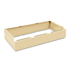 Tennsco Three Wide Closed Locker Base, 36w x 18d x 6h, Sand TNNCLB3618SD