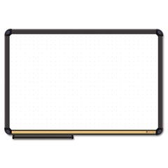 The Board Dudes Dry Erase Board, Cork Inset Frame, 36 x 24, Black BDU12764UA1