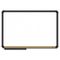 The Board Dudes Dry Erase Board, Cork Inset Frame, 48 x 36, Black BDU12765UA1
