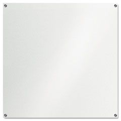 The Board Dudes Glass Dry Erase Board, 42 x 42, Unframed BDU13605UA1