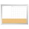 The Board Dudes Magnetic Dry Erase 3-N-1 Board, Cork Area, 36 x 24, White with Silver Frame BDU17001BDUA