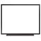 The Board Dudes Magnetic Dry Erase Board, 48 x 36, Black Frame BDU16798VA1