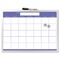 The Board Dudes Magnetic Dry Erase Board, Monthly Planner, 23 x 17, Aluminum Frame BDU44070VA4
