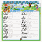 The Board Dudes SmartDudes Printing Learning Book, Cursive, Six Pages, Grade 3 and Up BDU11210VA4