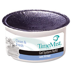 TimeMist Fragrance Cup Refill, Clean & Fresh, 1 oz, Gel, 12 per Carton WTB455702TM