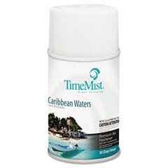 TimeMist Metered Fragrance Dispenser Refill, Caribbean Waters, 5.3 oz Aerosol Can WTB335324TMCAPT
