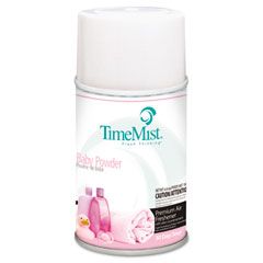 TimeMist Metered Fragrance Dispenser Refills, Baby Powder 5.3 oz, 12 Cans/Carton WTB332512TMCT
