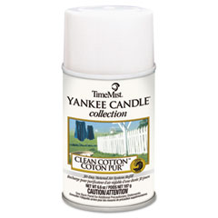 TimeMist Yankee Candle Air Freshener Refill, Clean Cotton, 6.6 oz Aerosol Can WTB812100TMCA