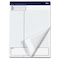 TOPS Docket Gold Planning Pad, Wide Rule, 8-1/2 x 11-3/4, White, 4 40-Sheet Pads/Pack TOP77102
