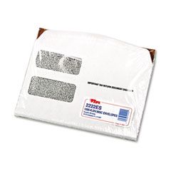 TOPS Double Window Tax Form Envelope/1099R/Misc Forms,9x5-5/8,24/Pack TOP2222ES
