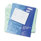 TOPS Employee Record File Folders, Straight Cut, Letter, Green, 20/Pack TOP3287