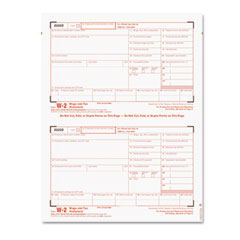 TOPS Tax Forms/W-2 Tax Forms Kit with 24 Forms, 24 Envelopes, 1 Form W-3 TOP22904KIT