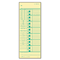 TOPS Time Card for Acroprint and Simplex, Weekly, Two-Sided, 3-1/2 x 9, 500/Box TOP1257