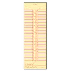 TOPS Time Card for Cincinnati/Lathem/Simplex/Acroprint, Semi-Monthly, 500/Box TOP1276
