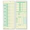 TOPS Time Card for Pyramid Model 331-10, Weekly, Two-Sided, 3-1/2 x 8-1/2, 500/Box TOP1291