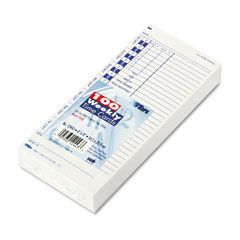 TOPS Time Card for Pyramid, Weekly, 4 x 9, 100/Pack TOP12443