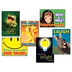 TREND Assorted "Attitude and Smiles" Themed Motivational Prints, 13 3/8 x 19, 6/Pack TEPTA67920