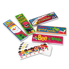 TREND Bookmark Combo Packs, Celebrate Reading Variety #1, 2w x 6h, 216/Pack TEPT12906
