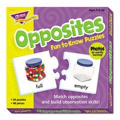 TREND Fun to Know Puzzles, Opposites TEPT36004