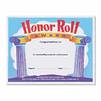 TREND Honor Roll Award Certificates, 8-1/2 x 11, 30/Pack TEPT2959