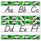 TREND Monkey Mischief Jumbo Alphabet Lines, Modern Manuscript,16 3/4" x 8 1/2", 12/set TEPT8226