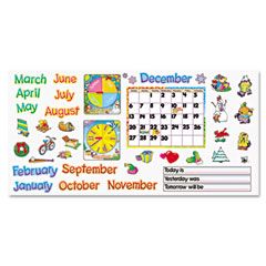 TREND Monthly Calendar (with Cling) Bulletin Board Set, 22" x 17" TEPT8302