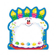 TREND® Note Pad w/Birthday Design, 5 x 5, 50 Sheets/Pad